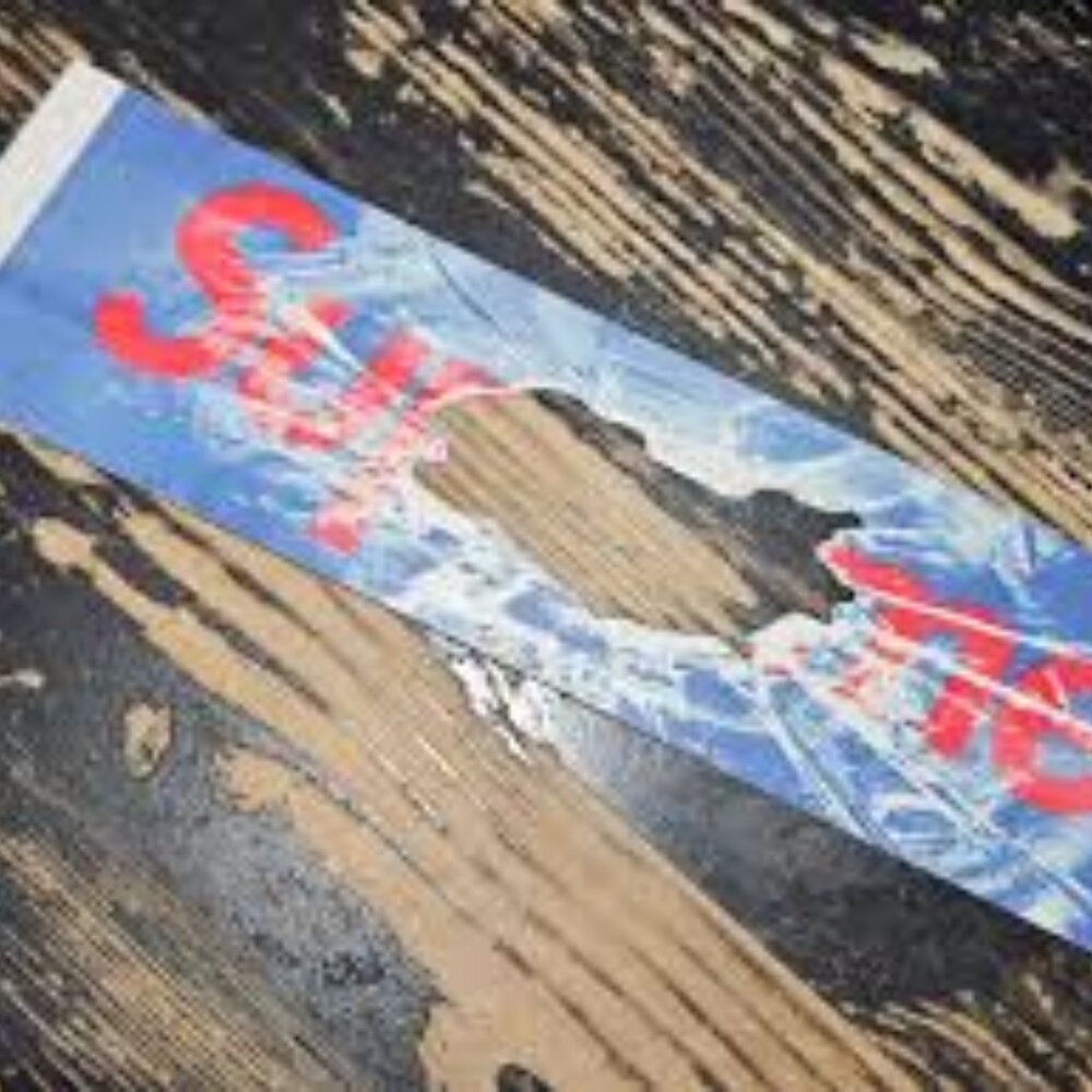 Supreme box logo SS26 broken glass sticker